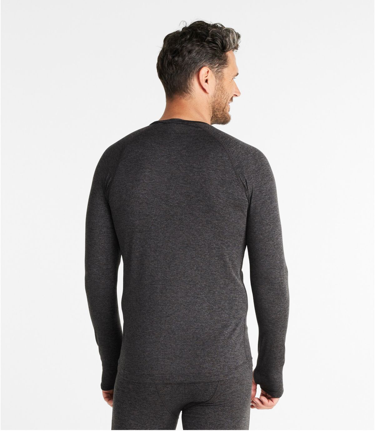 Men's L.L.Bean Simple Soft Base Layer, Crew - US 5561