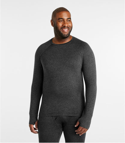 Men's L.L.Bean Simple Soft Base Layer, Crew - US 5561