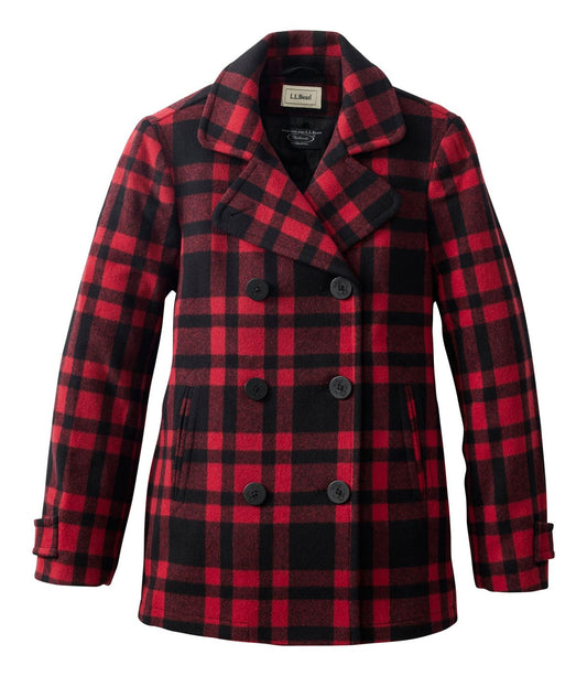 Women's Classic Lambswool Peacoat, Pattern - US 2695