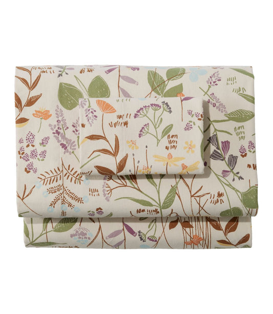 Birch Floral Flannel Sheet Collection - US 1780