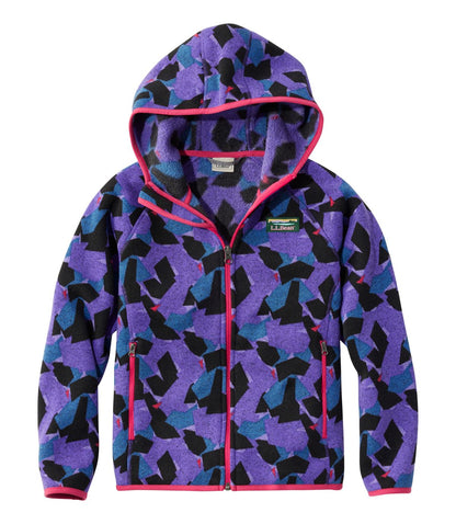 Kids' L.L.Bean Sweater Fleece, Hooded Print - US 1003