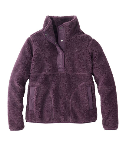 Women's Bean's Sherpa Fleece Pullover - US 2862