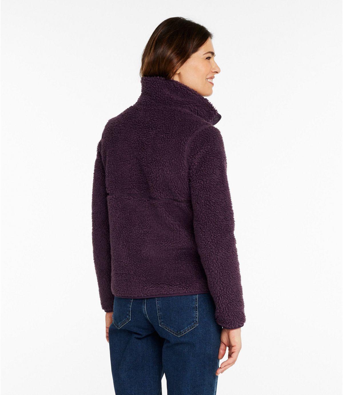 Women's Bean's Sherpa Fleece Pullover - US 2862