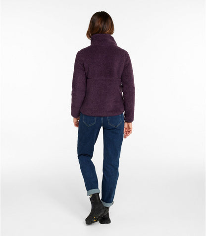 Women's Bean's Sherpa Fleece Pullover - US 2862
