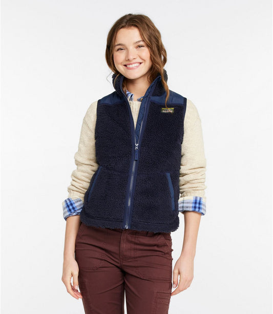 Women's Bean's Sherpa Fleece Vest - US 8128