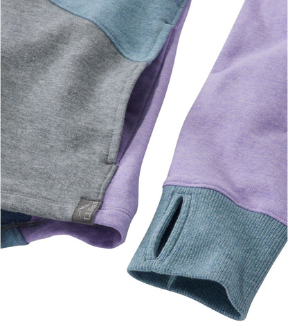 Women's L.L.Bean Cozy Mixed-Knit Pullover, Colorblock - US 7040