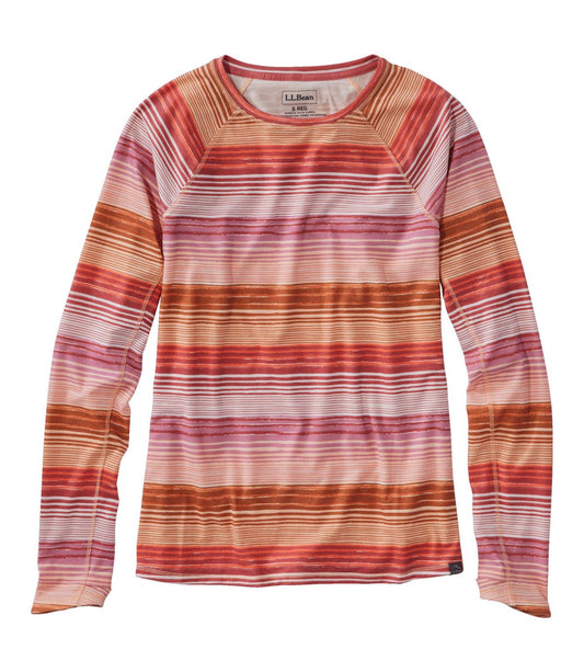 Women's Everyday SunSmart® Tee, Crewneck Long-Sleeve Stripe - US 4404