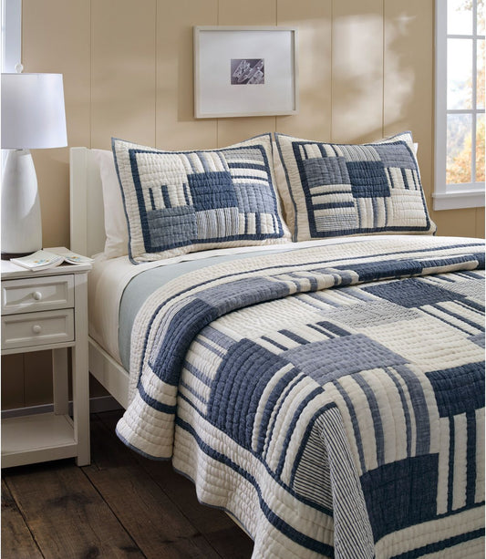 Striped Patchwork Quilt Collection - US 4064