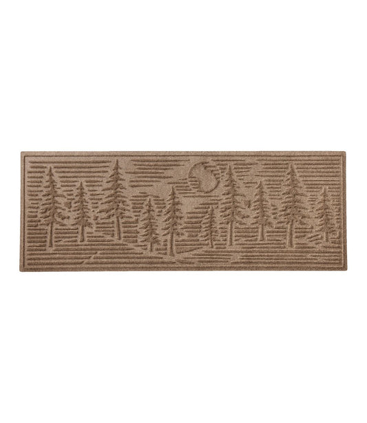 Everyspace Recycled Waterhog Wide Doormat, Pine Trees - US 4978