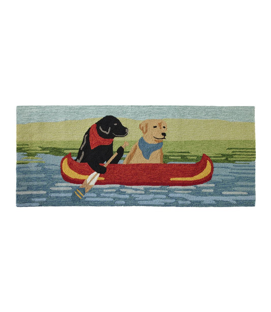 Indoor/Outdoor Vacationland Runner, Dog Canoe - US 2401