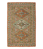 Bordered Medallion Wool Tufted Rug - US 6923