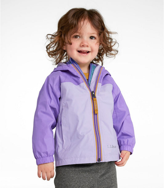 Toddlers' Discovery Rain Jacket, Colorblock - US 4400