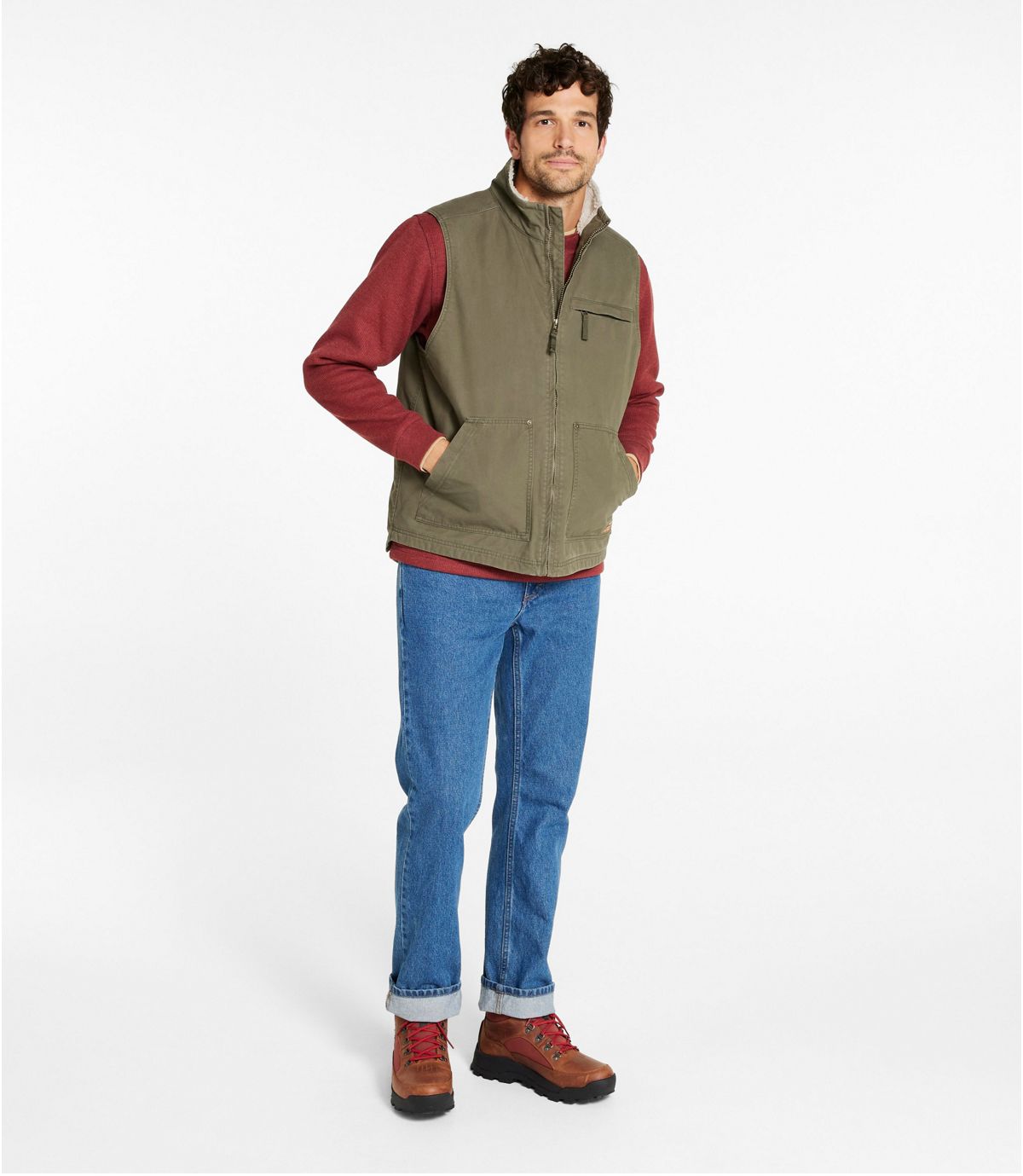 Men's Bean's Insulated Utility Vest - US 1935