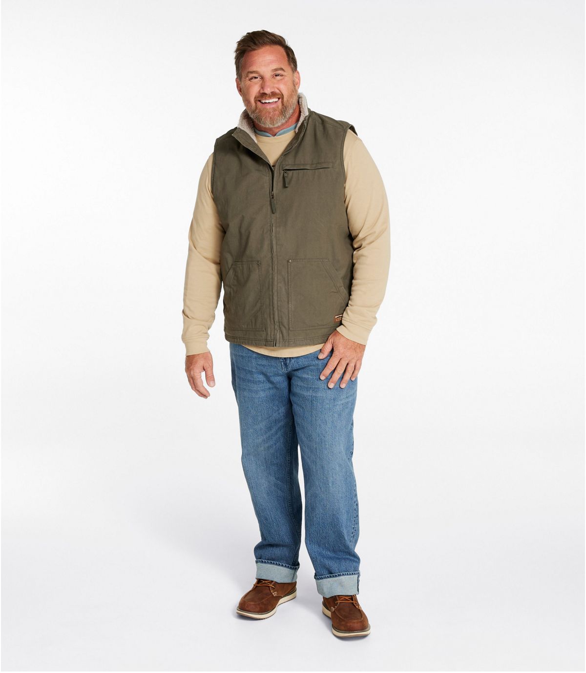 Men's Bean's Insulated Utility Vest - US 1935