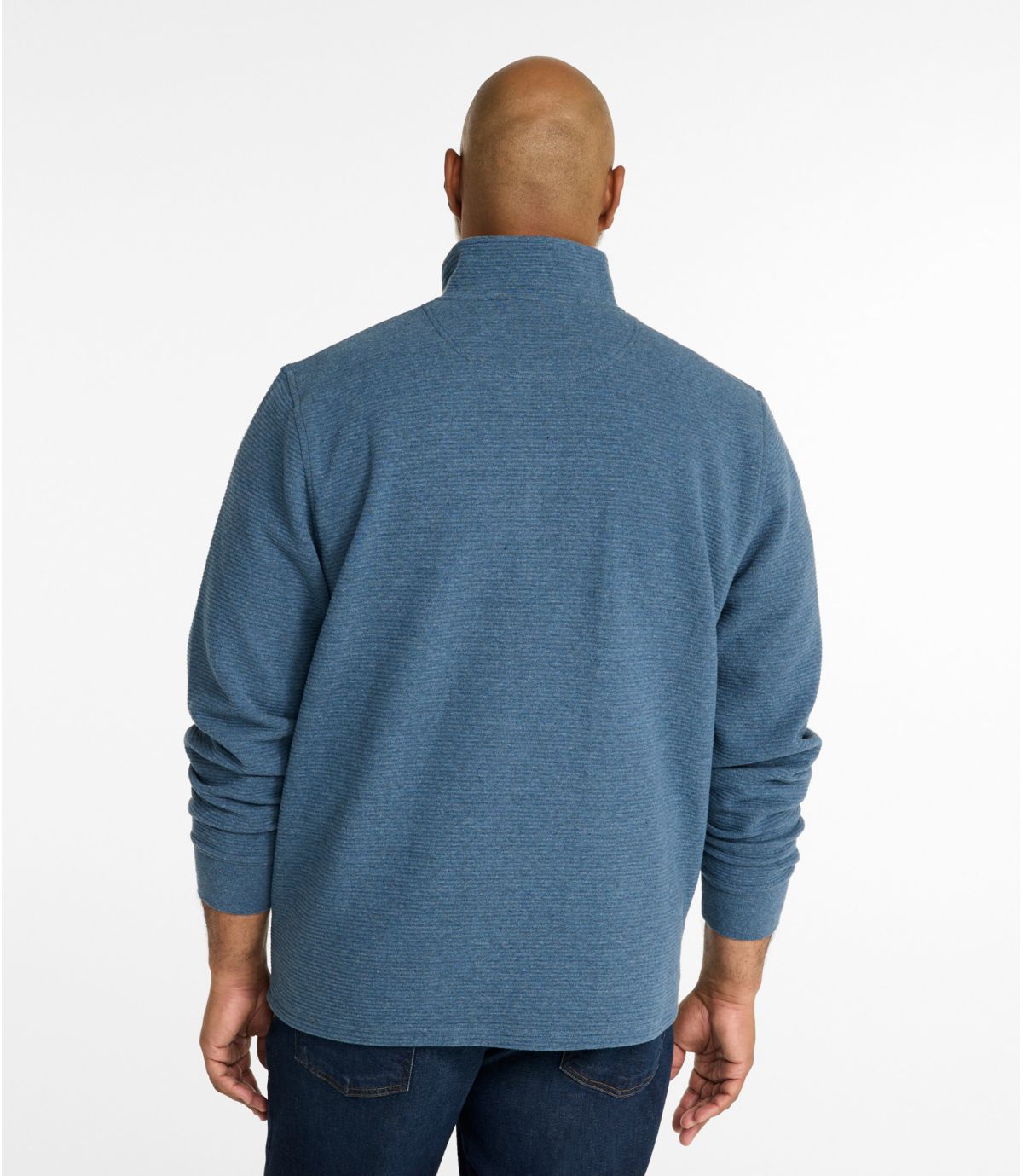 Men's Lakewashed Double-Knit Quarter-Zip Pullover - US 2958