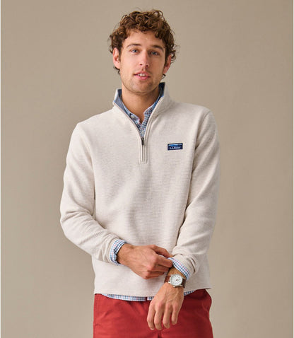 Men's Lakewashed Double-Knit Quarter-Zip Pullover - US 2958