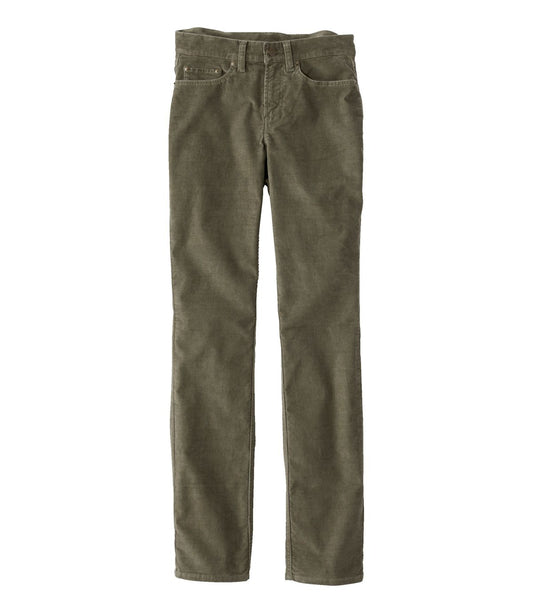 Women's BeanFlex Five-Pocket Corduroy Pants, Mid-Rise Straight-Leg - US 1567