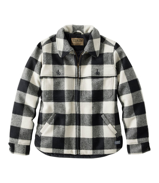 Women's Maine Guide Zip Front Jac-Shirt with PrimaLoft, Plaid - US 3596