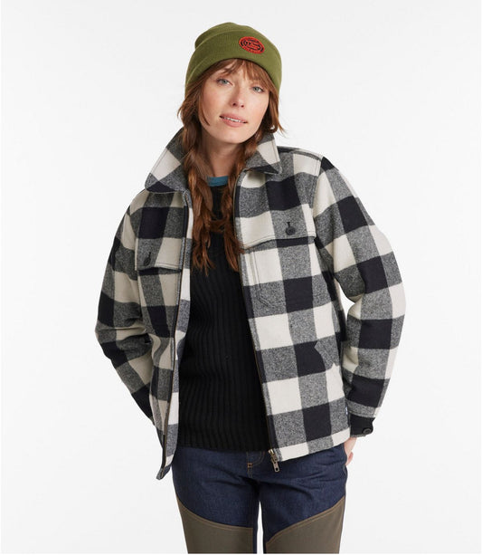Women's Maine Guide Zip Front Jac-Shirt with PrimaLoft, Plaid - US 3596