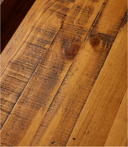 Rustic Wooden Two Tier Boot Tray - US 3648