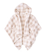 Cozy Sherpa Wearable Throw, Plaid - US 8474