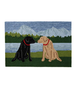 Indoor/Outdoor Vacationland Rug, Mountain Dogs - US 6345