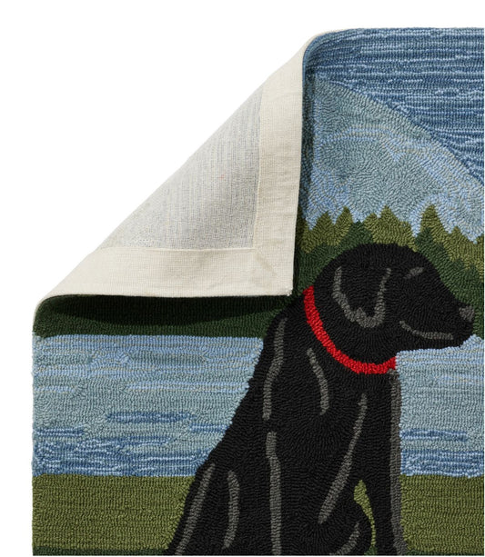 Indoor/Outdoor Vacationland Rug, Mountain Dogs - US 6345