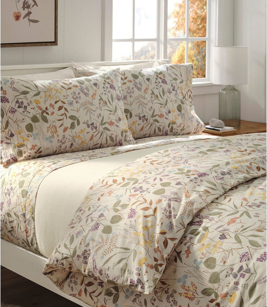 Birch Floral Percale Comforter Cover Collection - US 5321