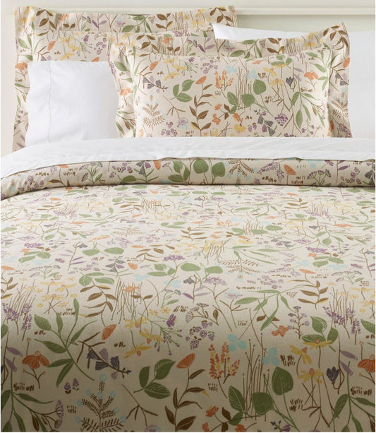 Birch Floral Flannel Comforter Cover Collection - US 8582