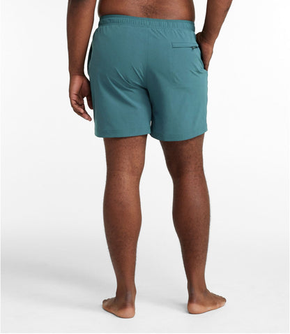 Men's Vacationland Stretch Swim Trunks, 6" - US 5398