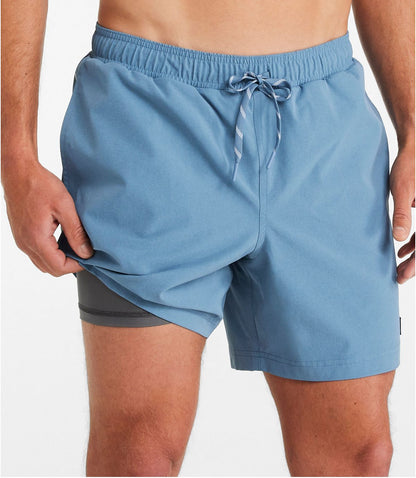 Men's Vacationland Stretch Swim Trunks, 6" - US 5398