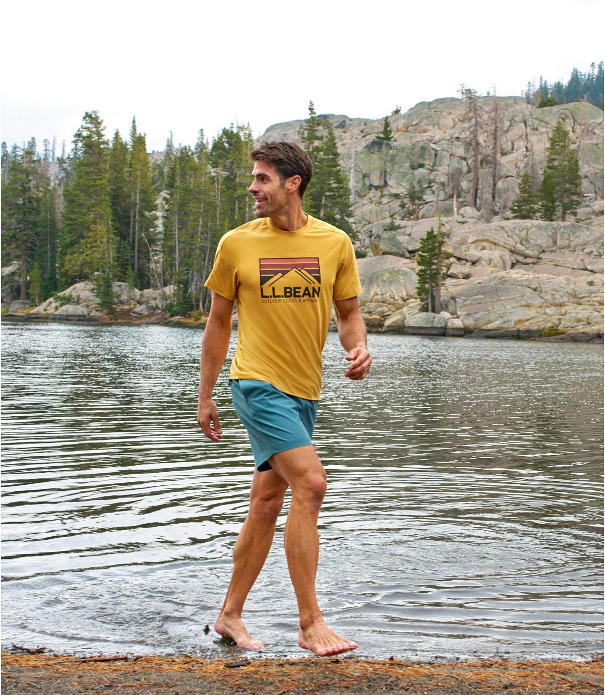 Men's Vacationland Stretch Swim Trunks, 6" - US 5398