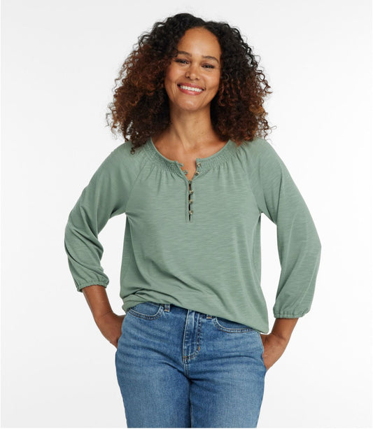 Women's Camden Hills Tee, Three-Quarter-Sleeve - US 1631