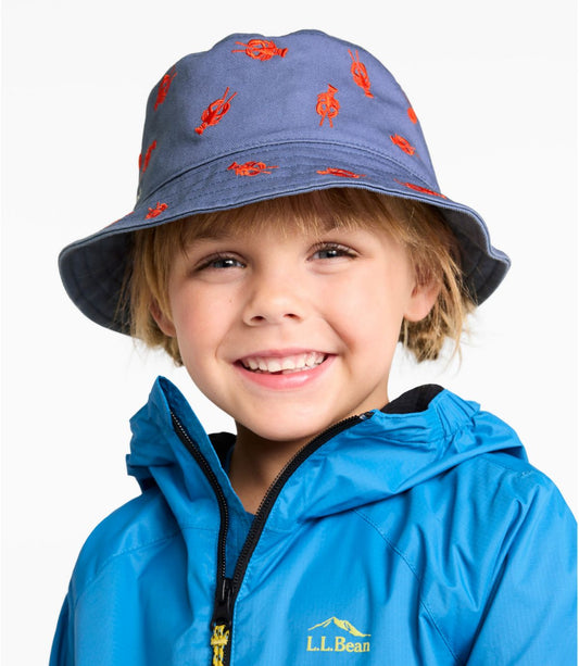 Kids' Bean's Reversible Cotton Bucket Hat - US 4299