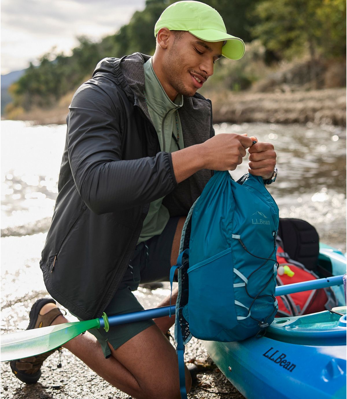 L.L.Bean Waterproof Stowaway Day Pack - US 8781