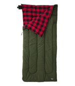 Adults' L.L.Bean Flannel Lined Camp Sleeping Bag, 20° - US 0383