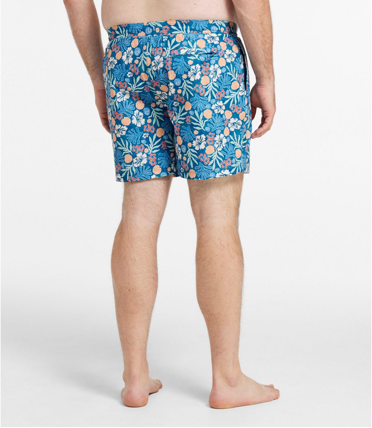 Men's Vacationland Stretch Swim Trunks, Print, 6" - US 8994