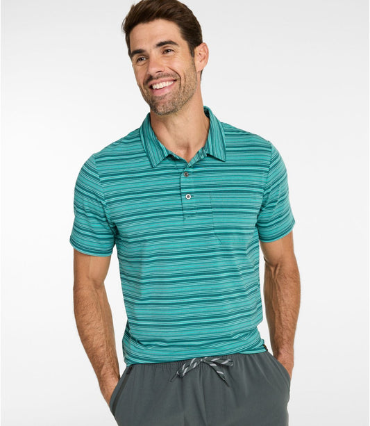 Men's Everyday SunSmart® Polo 2.0, Short-Sleeve Stripe - US 9836