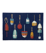 Indoor/Outdoor Vacationland Rug, Buoys - US 0998