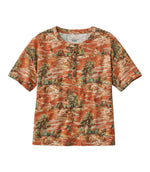 Women's Signature Slub Tee, Short-Sleeve Henley Novelty - US 4820