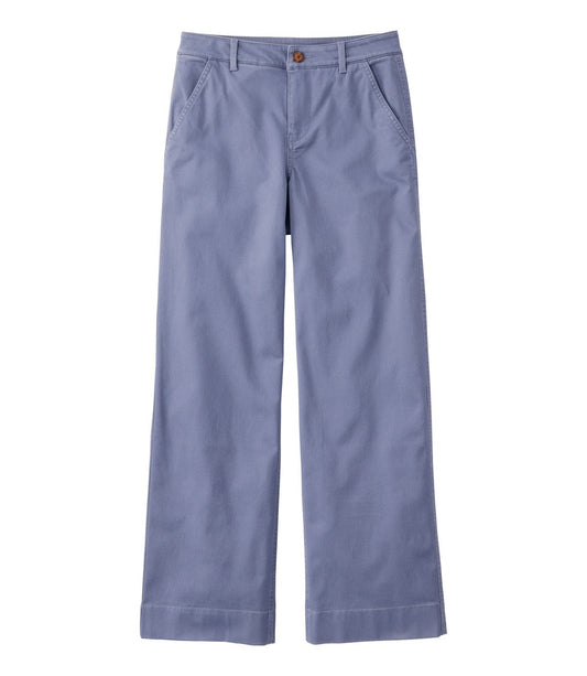 Women's Comfort Stretch Pants, Mid-Rise Wide-Leg Chino - US 8100