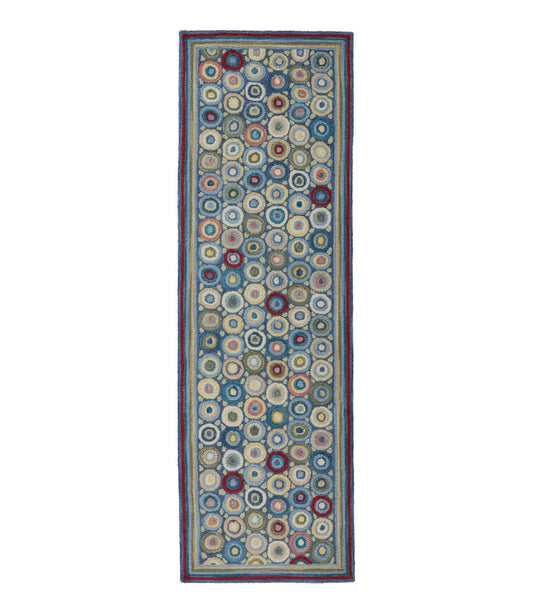 Bean's Wool Hooked Runner, Coins - US 4513