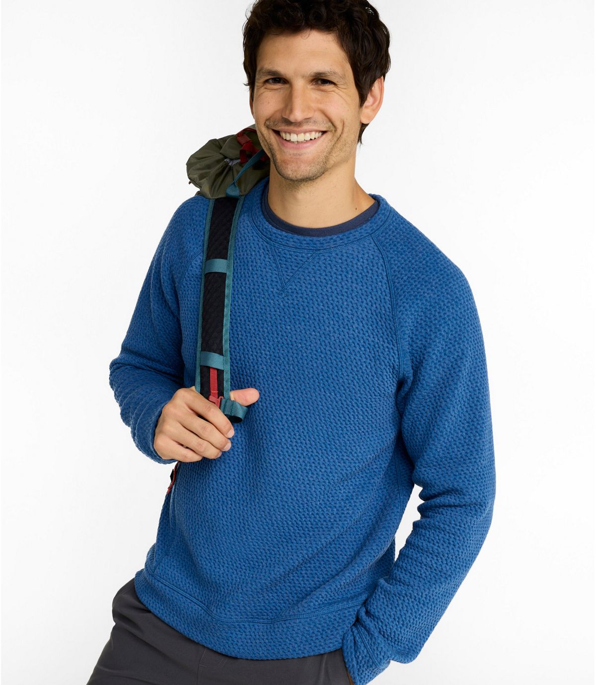 Men's Ridgeknit Pullover, Crewneck - US 5626