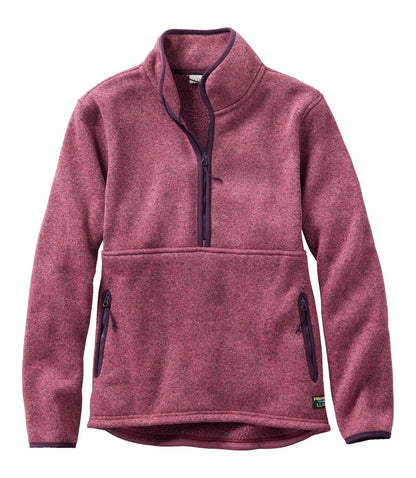 Women's L.L.Bean Sweater Fleece Half-Zip Pullover - US 4406