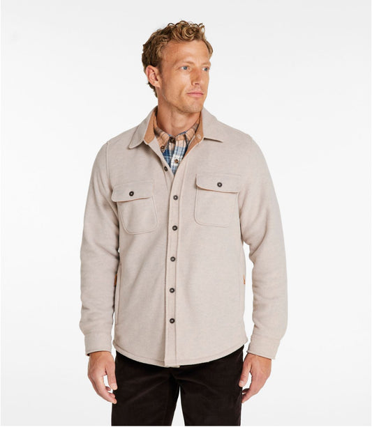 Men's Bean's Mariner Fleece Shirt - US 8939