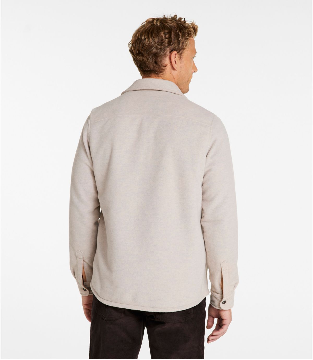 Men's Bean's Mariner Fleece Shirt - US 8939