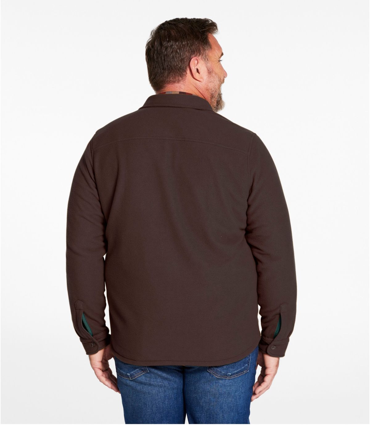 Men's Bean's Mariner Fleece Shirt - US 8939