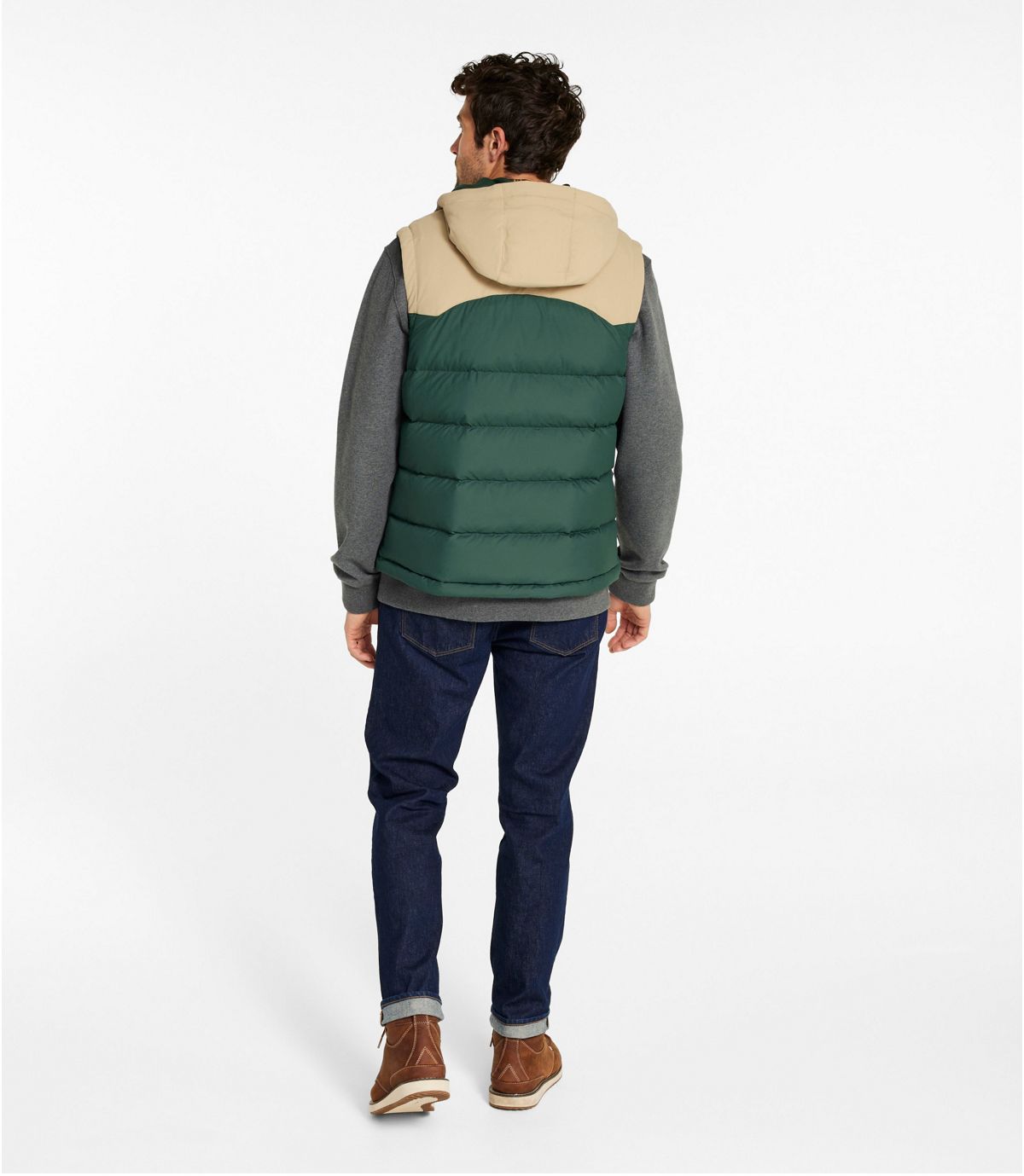 Men's Mountain Classic Hooded Down Vest - US 3791
