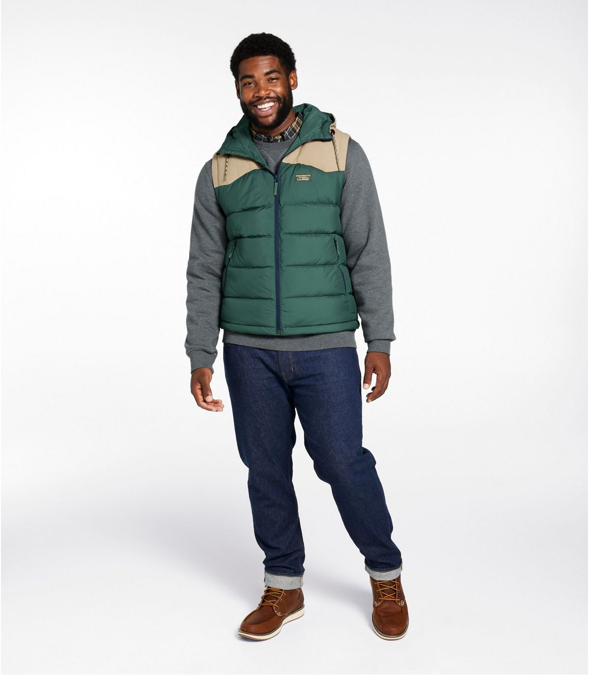 Men's Mountain Classic Hooded Down Vest - US 3791