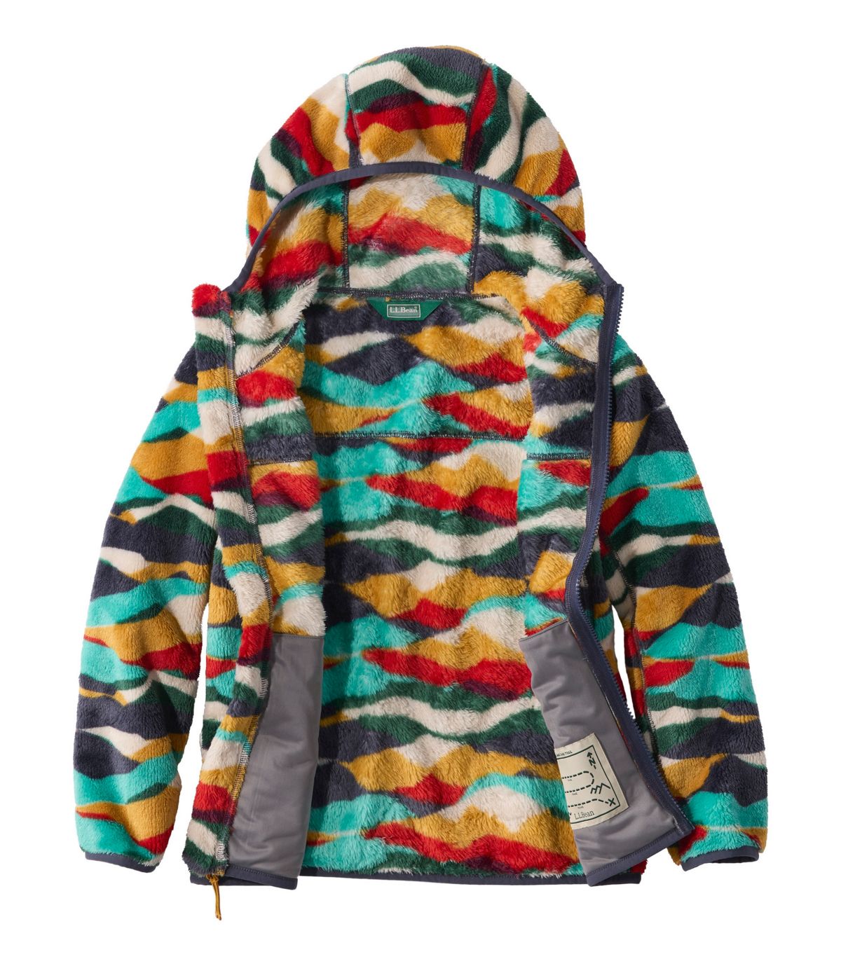 Kids' L.L.Bean Hi-Pile Fleece, Print - US 0901